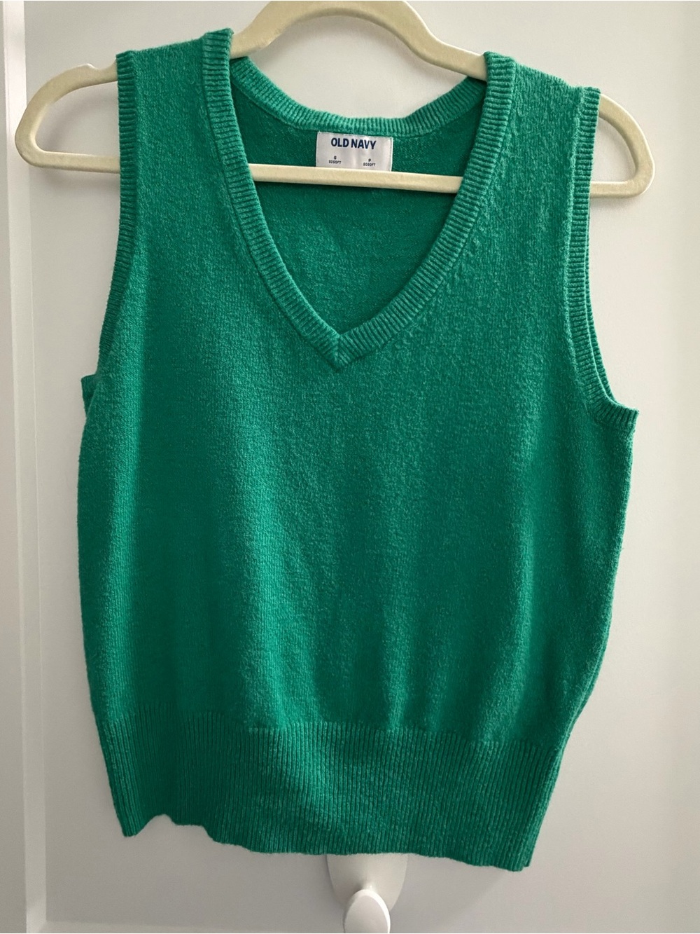 Old Navy Emerald Green V-Neck Sweater Vest